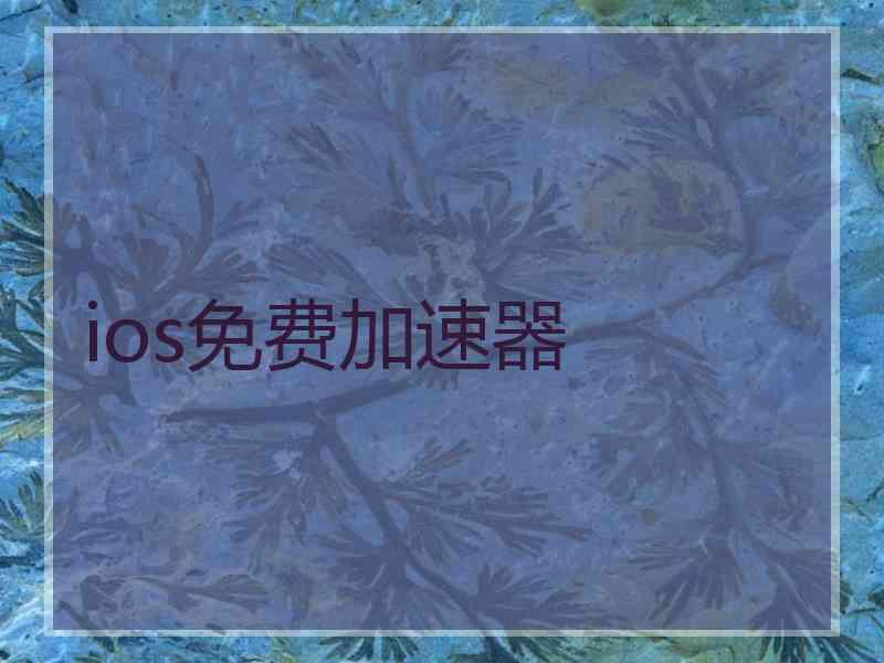 ios免费加速器