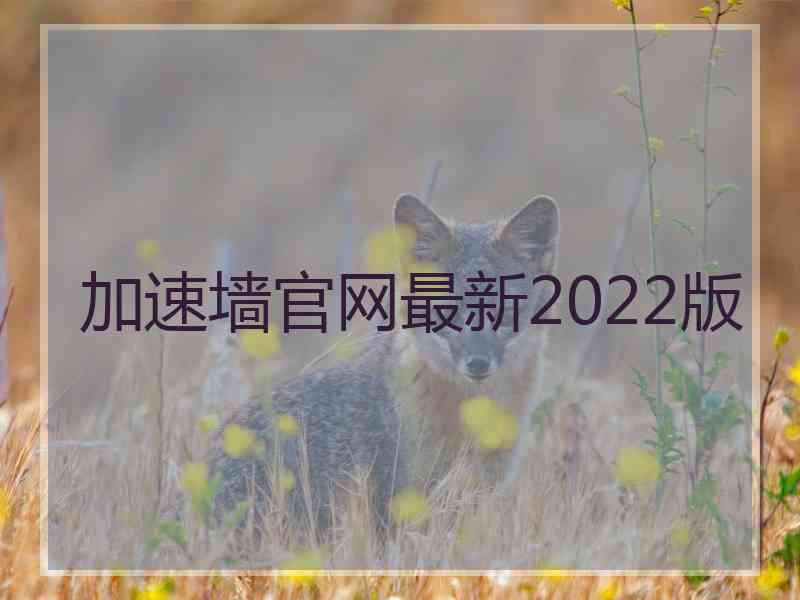 加速墙官网最新2022版